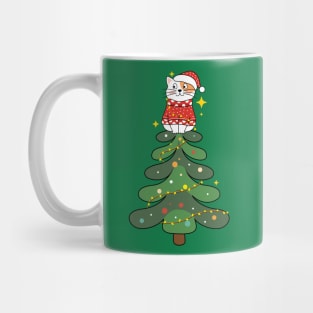 Cat Christmas Tree Mug